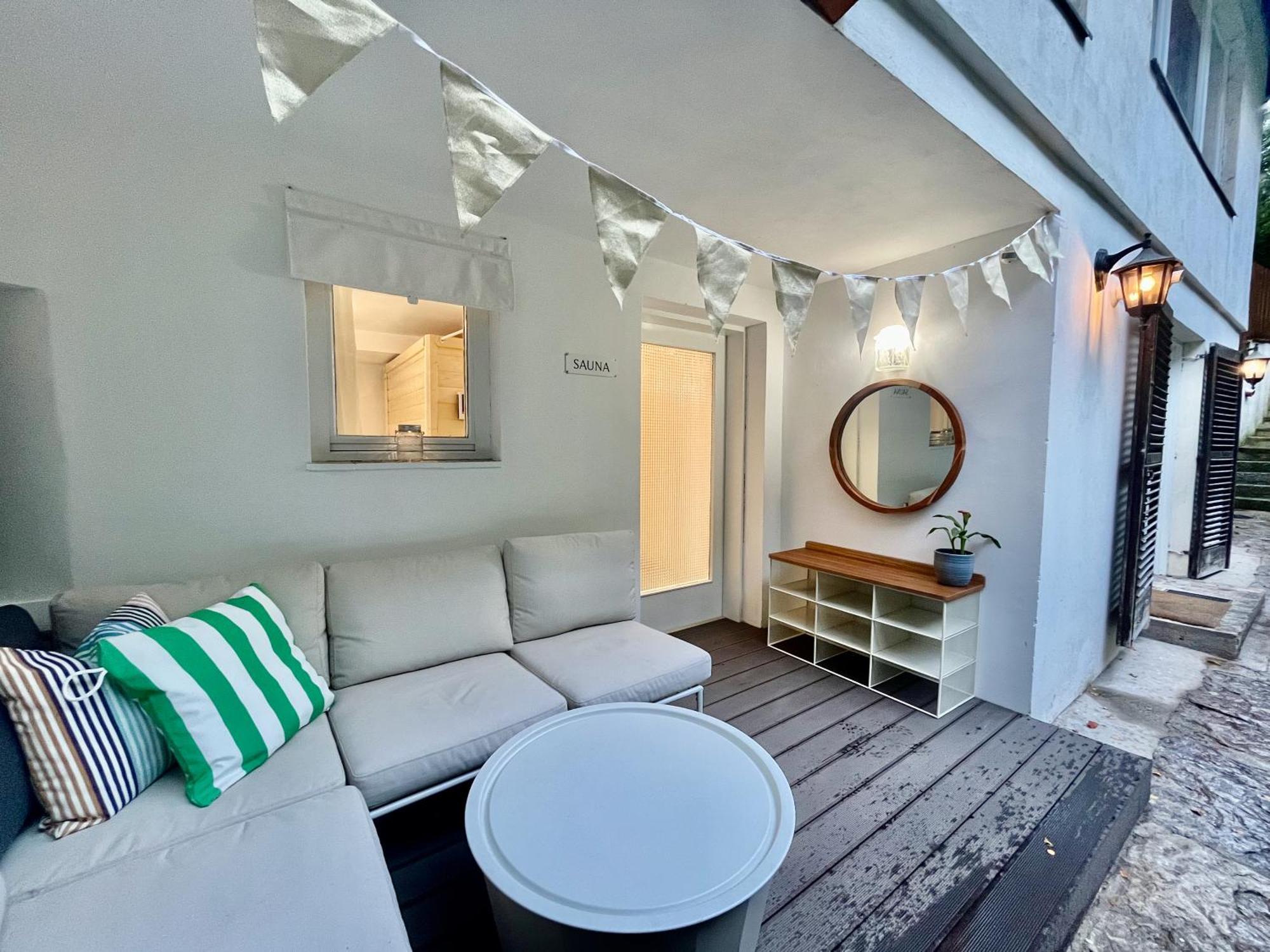 Altstadt Apartments Melk Mit Sauna Exterior foto